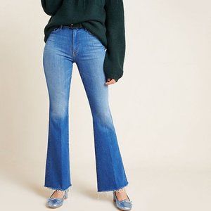 Mother Weekender Fray High Waist Flare Jeans